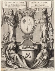 La Serre. Entrée de la reine mère en Grande-Bretagne. État 2